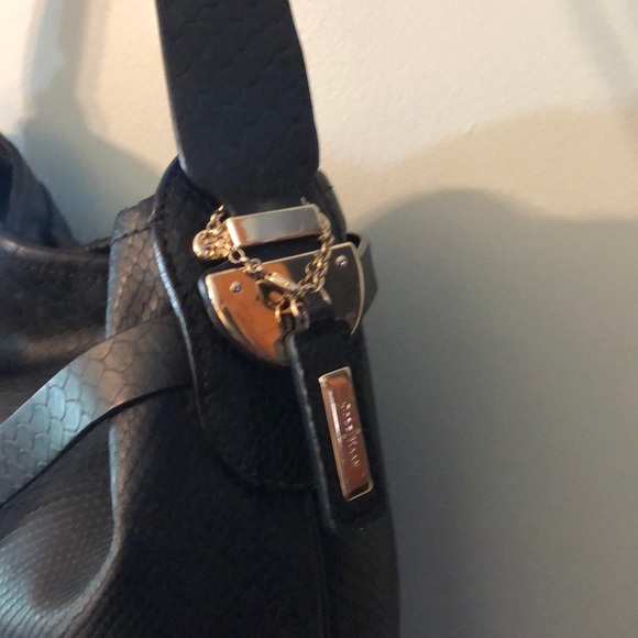 Cole Haan Snake Embossed Shoulder Bag - Picture 4 of 8